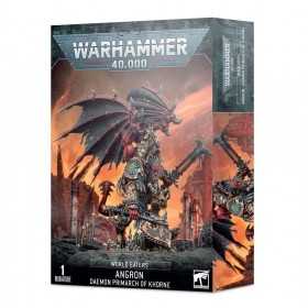 ANGRON daemon primarch of khorne WORLD EATERS miniatura in plastica WARHAMMER 40K età 12+