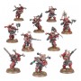 KHORNE BERZERKERS set di 10 miniature in plastica WORLD EATERS games workshop WARHAMMER 40K età 12+ Games Workshop - 2