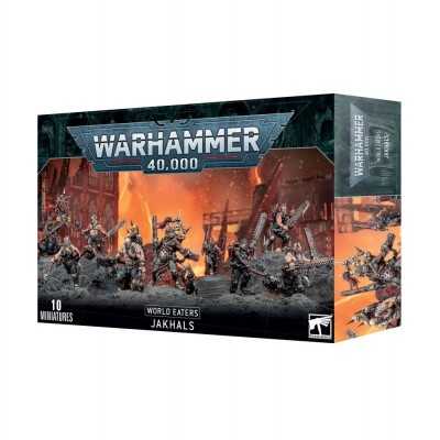 JAKHALS set di 10 miniature in plastica WORLD EATERS games workshop WARHAMMER 40K età 12+ Games Workshop - 1