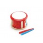 TAMBURO A DUE FACCE hape DOUBLE SIDED DRUM musicale CON 2 BACCHETTE età 12 mesi + Hape - 1
