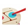 TAMBURO A DUE FACCE hape DOUBLE SIDED DRUM musicale CON 2 BACCHETTE età 12 mesi + Hape - 3