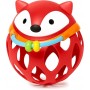SONAGLIO rotondo VOLPE in plastica e silicone SKIP HOP dentizione ROLL AROUND età 3 mesi + SKIP HOP - 1