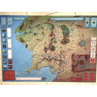 PLAYMAT GIGANTE PER GUERRA DELL'ANELLO espansione in italiano deluxe cm 128x88 DEVIR - 2