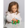 BIG MAKE & GO con 4 ruote PLUS PLUS costruzioni in plastica 29 PEZZI GRANDI età 3+ Plusplus - 4