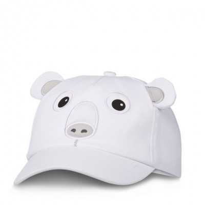 CAPPELLO cap DA BASEBALL affenzahn ORSO POLARE polar bear CAPPELLINO cotone biologico MEDIUM AFFENZAHN - 2