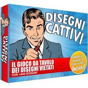 DISEGNI CATTIVI il gioco da tavolo dei disegni vietati PER ADULTI magma games IN ITALIANO età 18+ - 1