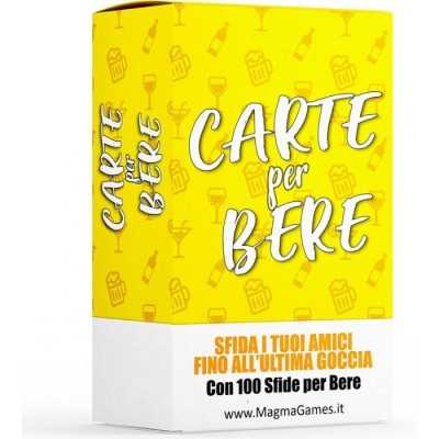 CARTE PER BERE con 100 sfide MAZZO DI CARTE magma games edizioni IN ITALIANO età 18+ MAGMA GAMES EDIZIONI - 1