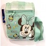 TRACOLLINA PIATTA azzurra MINNIE tracolla SHOULDER BAG tempo libero BORSA disney CARTORAMA - 1