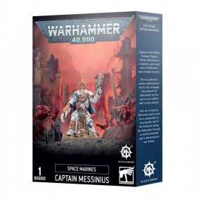 CAPTAIN MESSINIUS miniatura SPACE MARINES warhammer 40k GAMES WORKSHOP età 12+