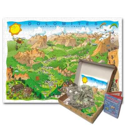 PUZZLE DELLE FORMICHE fabio vettori DOLOMITES made in italy 1080 PEZZI eco friendly FABIO VETTORI - 1