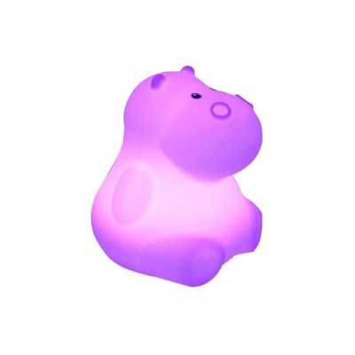 LAMPADA DA NOTTE in soft silicone IPPOPOTAMO cambia colore NIGHTLIGHT simply for kids Simply for Kids - 1