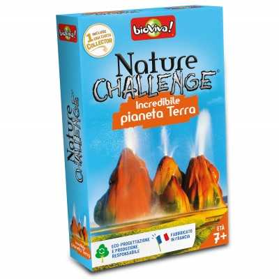 INCREDIBILE PIANETA TERRA mazzo di carte NATURE CHALLENGE bioviva IN ITALIANO età 7+ Bioviva - 1