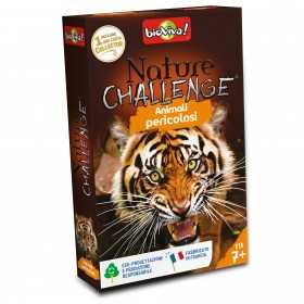 ANIMALI PERICOLOSI mazzo di carte NATURE CHALLENGE bioviva IN ITALIANO età 7+ Bioviva - 1