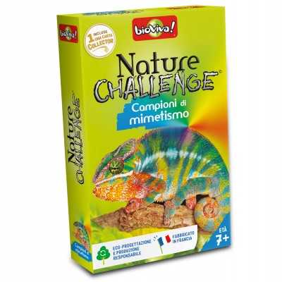 CAMPIONI DI MIMETISMO mazzo di carte NATURE CHALLENGE bioviva IN ITALIANO età 7+ Bioviva - 1