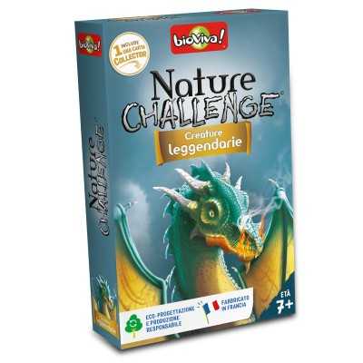 CREATURE LEGGENDARIE mazzo di carte NATURE CHALLENGE bioviva IN ITALIANO età 7+ Bioviva - 1