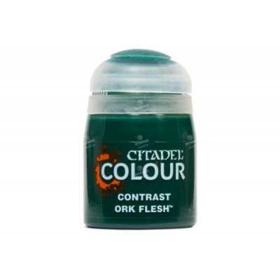 ORK FLESH colore CONTRAST citadel VERDE base ombreggiatura lumeggiatura 18ML Games Workshop - 1