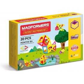 MAGFORMERS My First Tiny Friends Set 20 pezzi line COSTRUZIONI magnetiche 3D età 3+ MAGFORMERS - 4