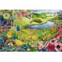 WOODEN ravensburger PUZZLE da 500 pezzi NATURE GARDEN con 40 whimsies INSERTI SAGOMATI in legno Ravensburger - 2