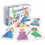 AQUARELLUM JUNIOR sentosphere PRINCIPESSE DEI FIORI kit artistico 4 TAVOLE con colori e pennello SentoSphere - 2
