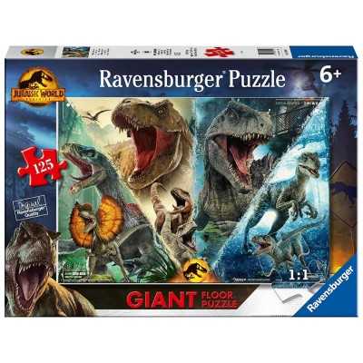 PREDATORI DEL PASSATO ravensburger GIANT FLOOR PUZZLE originale 125 PEZZI giganti JURASSIC WORLD età 6+ Ravensburger - 1