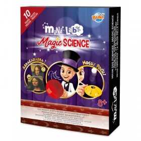 MAGIC SCIENCE con 10 trucchi magici MINI LAB kit scientifico BUKI per maghi MAGIE CON SPIEGAZIONE SCINTIFICA età 8+ BUKI - 1