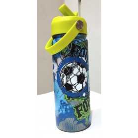 BORRACCIA in acciaio inox 304 SEVEN sj gang BOY 500 ml TENUTA STAGNA caldo e freddo FOOTBALL SEVEN - 1