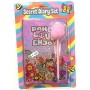 DIARIO SEGRETO con lucchetto e biro con pompon GLITTER rosa DANCE LOVE ENJOY tri coastal TRI COASTAL DESIGN - 1