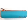 ASTUCCIO in silicone AZZURRO monocromo CON ZIP pencil case SACCUCCIOLI LEBEZ - 1