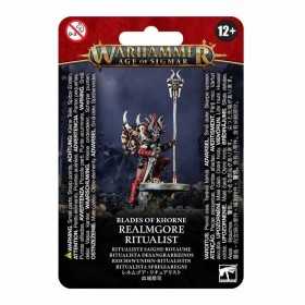 REALMGORE RITUALIST miniatura in plastica BLADES OF KHORNE warhammer AGE OF SIGMAR età 12+ Games Workshop - 1