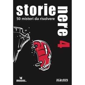 STORIE NERE 4 il gioco di carte con 50 MISTERI DA RISOLVERE rompicapo IN ITALIANO età 12+ Raven Distribution - 1