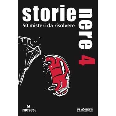 STORIE NERE 4 il gioco di carte con 50 MISTERI DA RISOLVERE rompicapo IN ITALIANO età 12+ Raven Distribution - 1