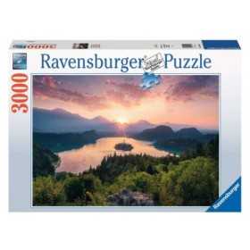 PUZZLE ravensburger 3000 PEZZI originale LAGO DI BLED SLOVENIA cm 121 x 80