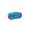 PORTAPENNE ASTUCCIO azzurro FLUO zip SEVEN bustina ROUND PLUS elastici interni