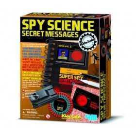 KIT DELLA SPIA kidzlabs 4M con penna ad inchiostro invisibile SET SCIENTIFICO età 8+ 4M - 1
