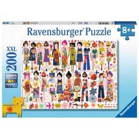 PUZZLE 200 PEZZI XXL grandi AMICHE E FIORI ravensburger 49 X 36 CM età 8+ Ravensburger - 1