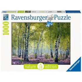 PUZZLE ravensburger BOSCO DI BETULLE n 18 nature edition 1000 PEZZI orizzontale 50 X 70 CM