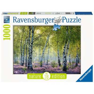 PUZZLE ravensburger BOSCO DI BETULLE n 18 nature edition 1000 PEZZI orizzontale 50 X 70 CM Ravensburger - 1