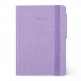 TACCUINO quaderno MY NOTEBOOK pagina bianca VIOLA small LEGAMI con elastico 9,5 X 13,5 CM lavender Legami - 1