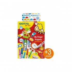GIOTTO BEBE' coloring & play MY FINGER PUPPETS set di pennarelli e dido 16 PEZZI età 3+ DIDO' - 1