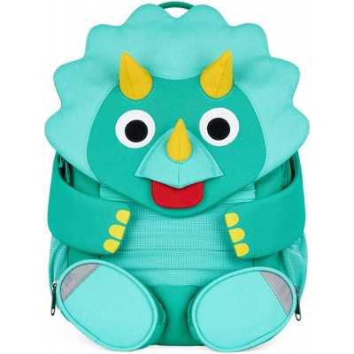ZAINO LARGE zainetto DINOSAURO affenzahn SCUOLA MATERNA tempo libero TRICERATOPO materiale riciclato AFFENZAHN - 1