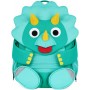 ZAINO LARGE zainetto DINOSAURO affenzahn SCUOLA MATERNA tempo libero TRICERATOPO materiale riciclato AFFENZAHN - 1