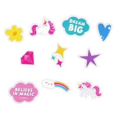 DECORAZIONI PER I RAGGI DELLA BICICLETTA set di 30 pezzi UNICORNI in plastica LEGAMI pimp your bike Legami - 1