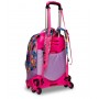 TROLLEY JACK seven SJ GANG tre ruote 3WD vol 34 litri GLEAMLED scuola GIRL staccabile 3 IN 1 zaino SEVEN - 3