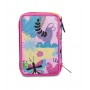 ASTUCCIO scuola 3 ZIP seven SJ GANG triplo scomparto CLACK IT completo GIRL pencil case PRADIPO tre piani SEVEN - 7