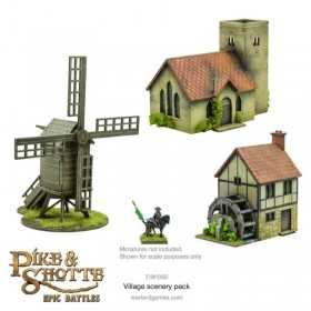 VILLAGE scenery pack PIKE & SHOTTE epic battles WARLORD GAMES sarissa precision ltd SET Warlord Games - 1