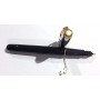 PENNA STILOGRAFICA in cofanetto SHEAFFER in metallo CHIUSURA CLICK argentato nero oro - 3