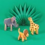 KIT PER BISCOTTI puzzle da mangiare SAFARI 3D in acciaio inossidabile CHEFCLUB cucina KIDS formine CHEFCLUB - 3