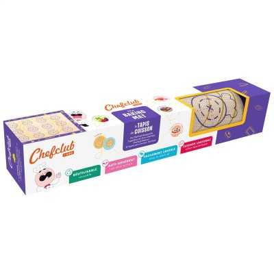 TEGLIA ARROTOLABILE the baking mat ANTIADERENTE riutilizzabile CHEFCLUB cucina KIDS cottura uniforme CHEFCLUB - 1