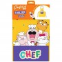 GREMBIULE per bambini GIALLO in cotone 100% CHEFCLUB cucina KIDS età 4+ CHEFCLUB - 2