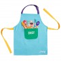 GREMBIULE per bambini BLU in cotone 100% CHEFCLUB cucina KIDS età 4+ CHEFCLUB - 1